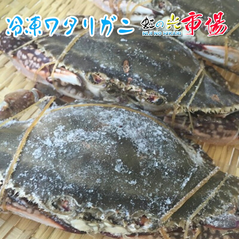 お歳暮) 冷凍ワタリガニ 約1kg 約3-4尾 渡り蟹 カニ 蟹