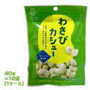 池田食品 わさびカシュー 40g×12袋(1ケース)業務用 まとめ買い 箱買い ナッツ おつまみ おやつ 豆菓子 ワサビ味(4)