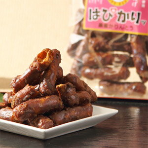 青華堂 はぴかりッ 米油三度揚げ 黒蜜かりんとう(58g) はっぴーディアーズ 北海道 長万部発 スイーツ 和菓子 ポイント消化