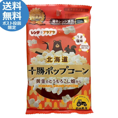 前田農産 十勝ポップコーン うま塩味 56g 電子レンジ専用 おやつ スナック