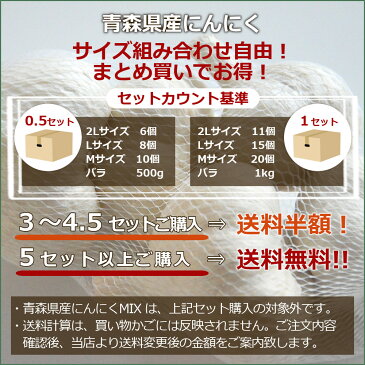 【新物!・自社選別・品質重視・A品】青森県産にんにく Mサイズ 10個【令和3年産】 ヒビキスパイス 【にんにく 青森県産 国産 M ニンニク 福地ホワイト六片 6片 黒にんにく 約500g 上質 産直 ガーリックオイル お取り寄せ】