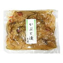 九州産の干し大根と北海道産の昆布を使用した、風味豊かなつぼ漬です。 パリパリとした歯触りと、酸味が食欲をそそります。