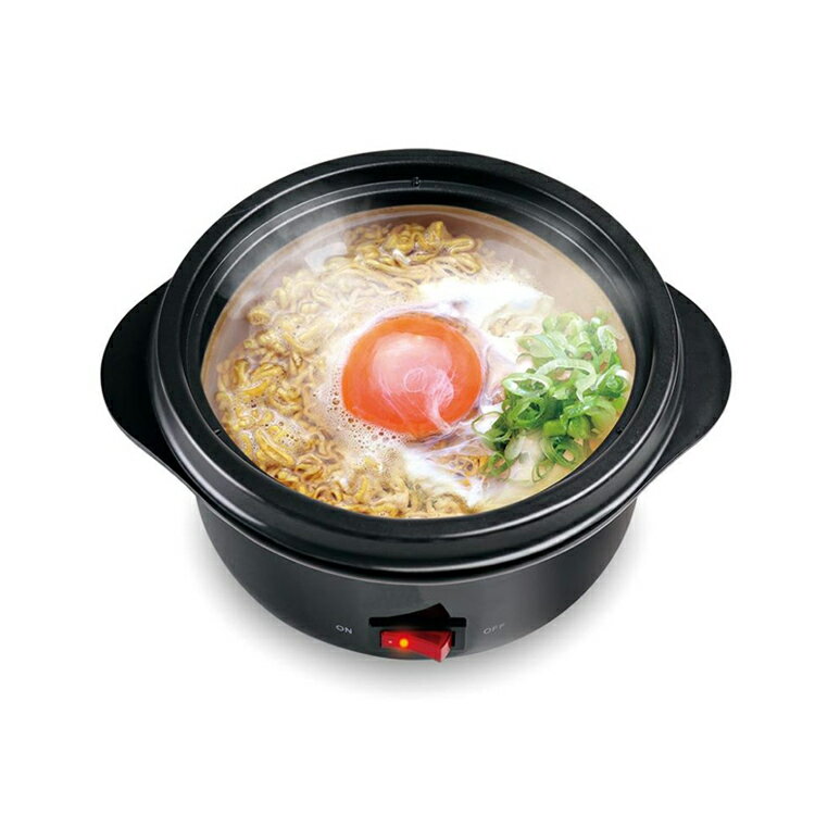 ラーメンメーカー 麺料理 鍋料理 もOK 電気 一人鍋 電気鍋 一人用 インスタントラーメン 電気ラーメン鍋 ヌードルメーカー 電気鍋 ラーメン どんぶり ケトルタイプの一人鍋　KDPC-002B 【送料無料(北海道、沖縄、離島は適用外)】