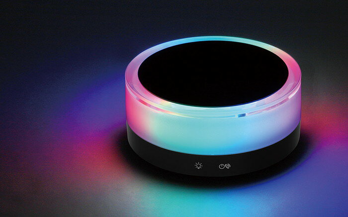 【アウトレット ちょっと訳あり】bluetooth スピーカー おしゃれ 寝室 照明 ライト アウトドア ハンズフリー 通話可能 有線接続可能 ワイヤレス スピーカー テレビ パソコン PC TV スマホ ブルートゥース イルミネーション 【送料無料(北海道、沖縄、離島は適用外)】のサムネイル