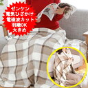 ひざ掛け 電気 洗える ブランケット 電気毛布 膝掛け 切り忘れ防止 タイマー 付き ショール ダニ退治機能 ゼンケン 電磁波99%カット 電気ひざ掛け ブラウ...