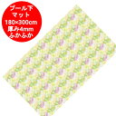 プール下マット プールマット トロピカル U-Q649 ユーザー 180×300cm こども プール 屋外 子供プール ビニールプール用 マット 下敷き 下に敷...