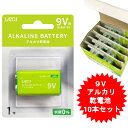 10本 長持ちハイパワー 9V 9V電池 9Vアルカリ乾電池　9Vアルカリ電池 アルカリ乾電池 9V電池 9V乾電池 10本　9V 長期…