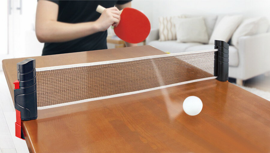 卓球セット おうちで卓球セット ラケット ピンポン ネット セット バーベキュー アウトドアのお供に!! テーブルが卓球台に!! ネット専用収納袋は付属しません【送料無料(北海道、沖縄、離島は適用外)】通販格安セール情報 楽天 通販