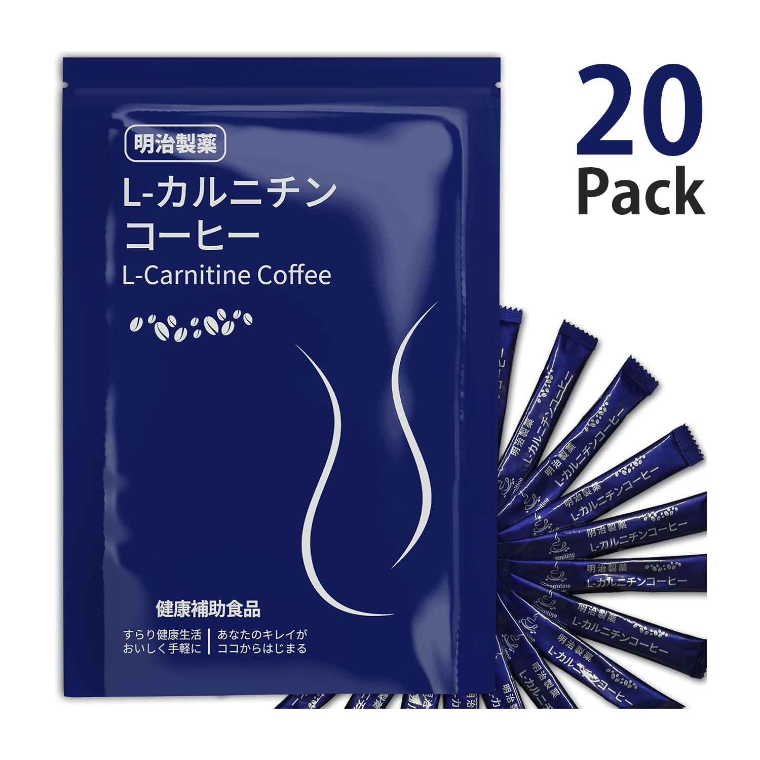【P2倍！】L-カルニチンコーヒー slim スリム coffee コーヒー インスタントコーヒー スティック パウダー 3g*20包 スティックコーヒー イヌリン 乳清タンパク クロロゲン酸 ヤシ殻活性炭 日本製 植物酵素