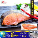 絶品！国産ブランド銀鮭「美銀サーモン」半身フィーレ 甘塩 1kg前後 送料無料3,333円！更に2個で700円OFF！3個で1,200円OFF！4個で2,000円OFFクーポンあり！ 銀鮭の甘塩 活〆 ワンフローズン