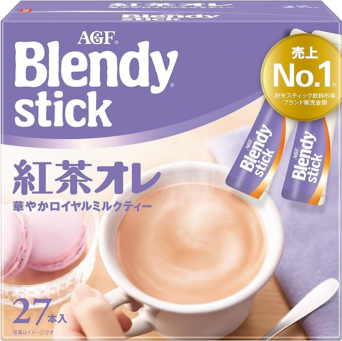 【訳あり】AGF(エージーエフ) ブレンディ スティック 紅茶オレ 【 ミルクティー 】 27個 (x 1)のサムネイル
