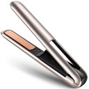 【訳あり】ヘアアイロン コードレス ミニ 2way 充電式 USB ストレート カール コンパクト 軽量 3段階温度調節 レディース メンズ 共用 旅行 前髪 ...