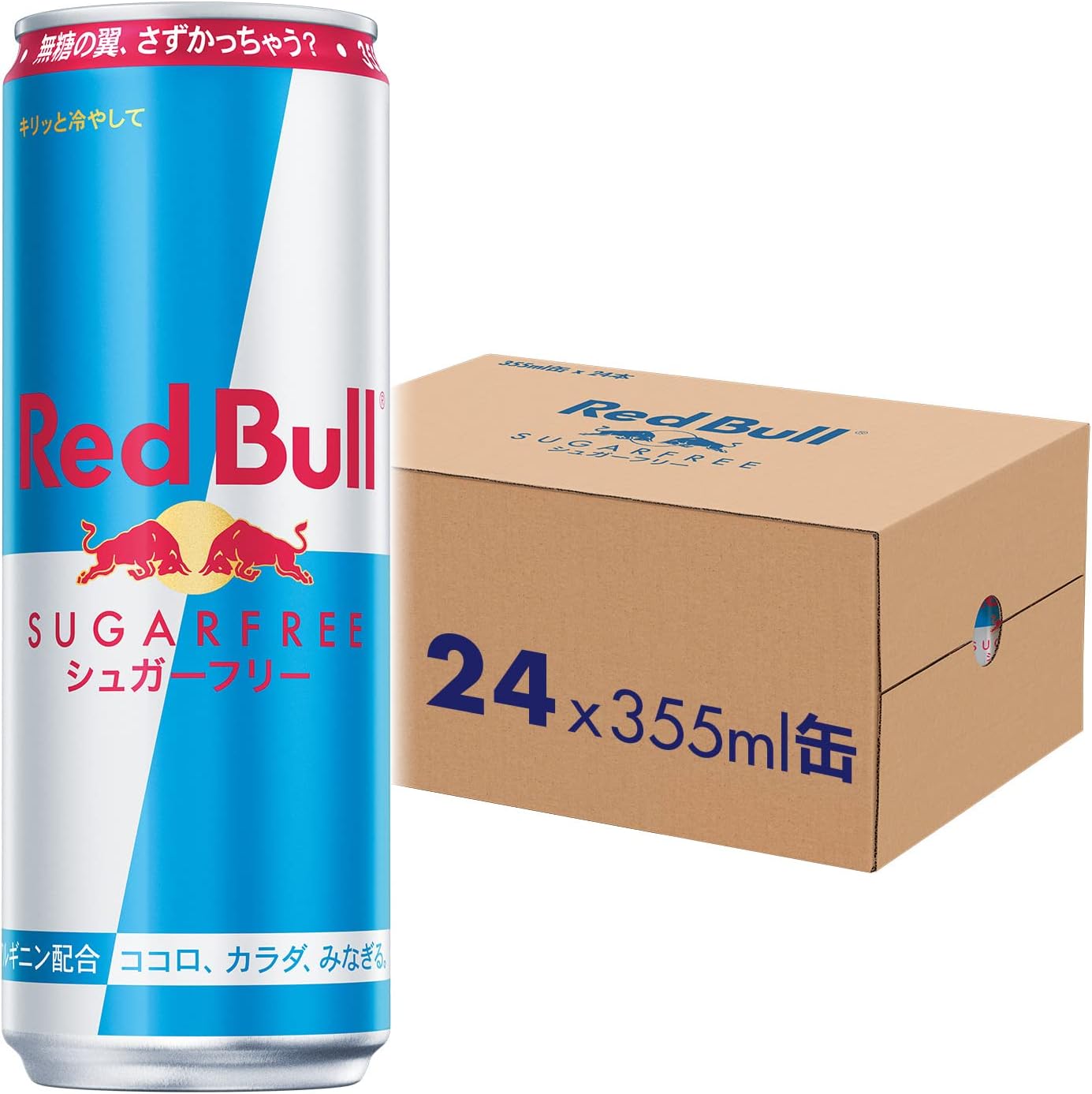 【送料無料】Red Bull レッドブル エナジードリンク シュガーフリー 355mlx24本のサムネイル