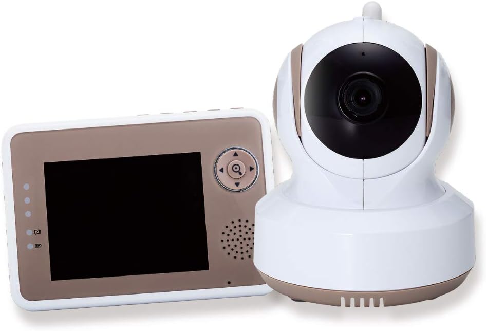 【訳あり】トリビュート 蛯原英里さんおススメ♪グッドデザイン賞&キッズデザイン賞W受賞モデル! ワイヤレスベビーカメラ (BM-LTL2) オートトラッキング機能/カメラ遠隔操作/2way/ボイスオン/ナイトビジョン/子守唄/大容量充電池 ベビーモニター ペットモニター ホワイト 1個