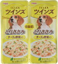 【訳あり】いなば ツインズ とりささみ チーズ・野菜入り 80g(40g×2) 12個セット 9000387708002 4901133617959