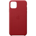 【純正】【アップルスマホケース】 アップル apple レザーケース 本革 カバー iPhone 11 Pro Max レッド レザー Red MX0F2ZM/A 純正ケース 送料無料