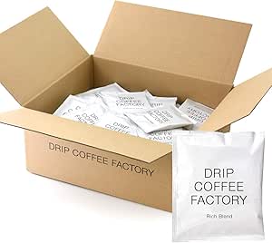 【訳あり】ドリップコーヒーファクトリー 【 100袋 】 ドリップバッグ コーヒー 【大容量】 (100袋, リッチブレンド)のサムネイル