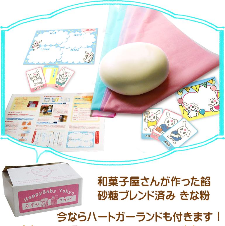 毎日製造・発送！ 送料無料 一升餅 [ お祝いパーティーセット 一升餅 ] [ご家族で書く名入れシールセット】風呂敷 名入れ 名前入 おすすめ かわいい デザイン 一歳 誕生日　一生餅 誕生餅 背負い餅 小分け 年中無休 安心