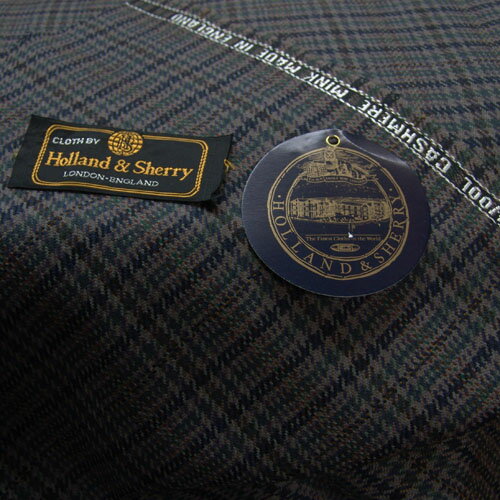 John Robertshaw(ジョン・ロバートショウ)ヴィンテージ生地 ジャケット用生地 冬用生地 ウール95% カシミヤ3% ミンク2% 2.1m No,57 15079