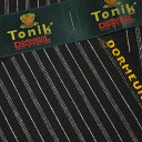 Dormeuil ドーメル Tonik トニック 生地 スーツ用 服地 夏用 ヴィンテージ生地 ブラック 黒 ストライプ柄 2.8m NO.4 634