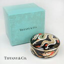 美品 Tiffany&Co. ティファニー 小物入れ アクセサリーケース 蓋付き 皿 香港【中古】 c-2004