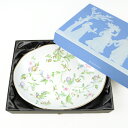 WEDGWOOD ウェッジウッド スウィートプラム オーバルディッシュ プレート 25cm ボーンチャイナ 【中古】 a-2402