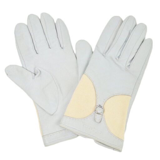 クレージュ courreges 手袋 グローブ レディース グレー系 冬小物 【中古】a-2410 クレージュ courreges 手袋 グローブ レディース グレー系 冬小物 【中古】a-2410