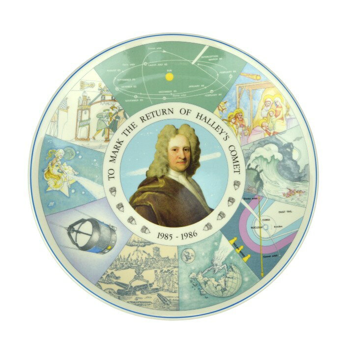 Rakuten - WEDGWOOD ウェッジウッド ハレー彗星 Halley's Comet 1985 記念プレート 英国製 飾り インテリア【中古】a-2606