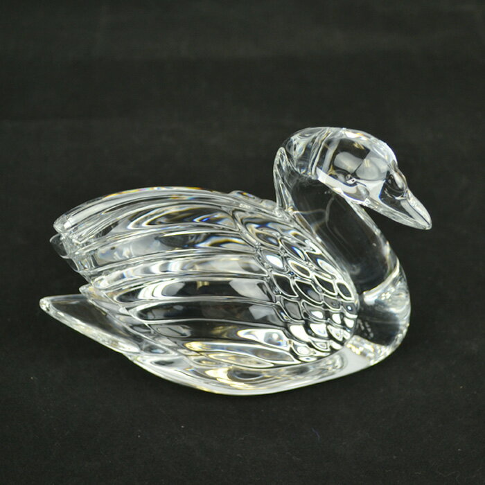 Waterford crystal ウォーターフォード クリスタル スワン ガラス オブジェ 置物 インテリア  a-2605