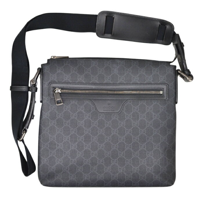 Rakuten - GUCCI グッチ GGスプリーム メッセンジャーバッグ ブラック系 322279【中古】 a-2603