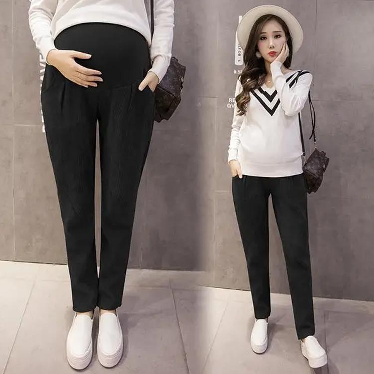 ジョガーパンツ 暖かい ワイドパンツ マタニティ 産前 パンツ 冷え対策 防寒 コーデュロイパンツ 寒さ対策 春 秋冬 保温 長ズボン 産後 裏起毛 ボトムス 妊婦 産後 黒 妊娠 イージーパンツ ルームウェア 部屋着 おしゃれ マタニティウェア あったか 3