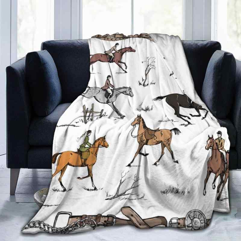 毛布 フランネル ブランケット 動物柄 馬柄 カートゥーン アニメ柄 冷房対策 ひざ掛け コンサート 応援グッズ ファン イベント 推し活 防寒 軽量 ふわふわ 秋冬(x2)