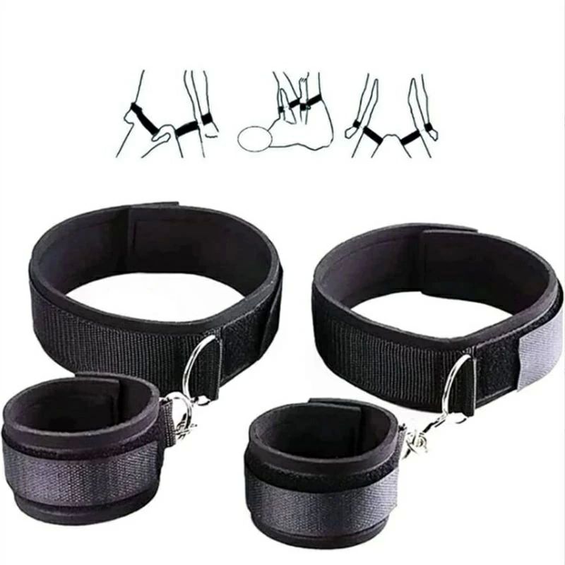 衣装 ベルト 手錠 足錠 ポリス ハンドカフス コスチューム 仮装 警察 警官 小物 玩具 かわいい 手錠+足錠セット 小道具