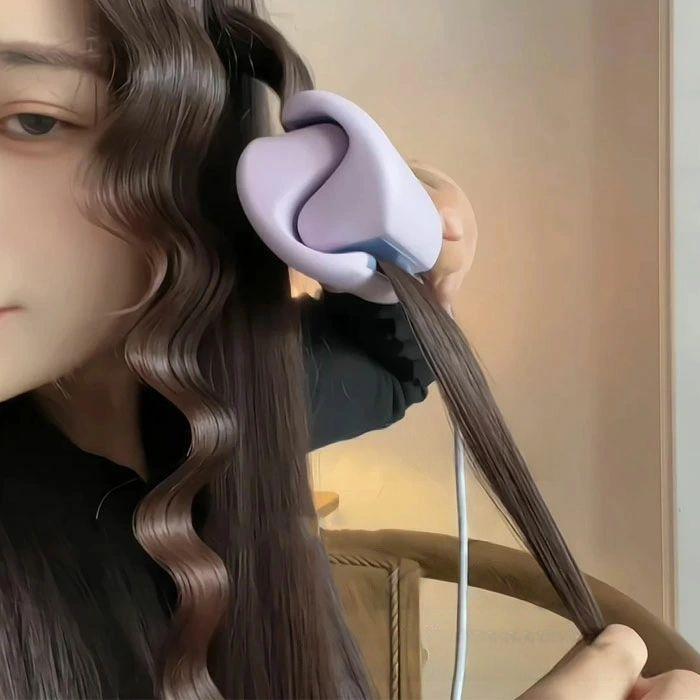 ヘアアイロン ウェーブアイロン ウェーブ 波型 深V字 32ミリ コンパクト 160～220℃ 携帯 携帯用 旅行 110/220V 認証済 ギフト プレゼント