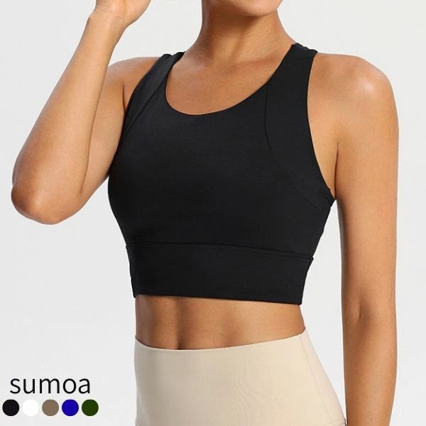 ノースリーブ　クロップド丈　ブラトップ　カップ付き　UVカット　紫外線カット　速乾　ヨガ　ピラティス　フィットネス　ジム　メッシュ　通気性　トレーニング　ウェア　ダンス　スポーツ　普段着　カジュアル　ホットヨガ　吸汗　ニット