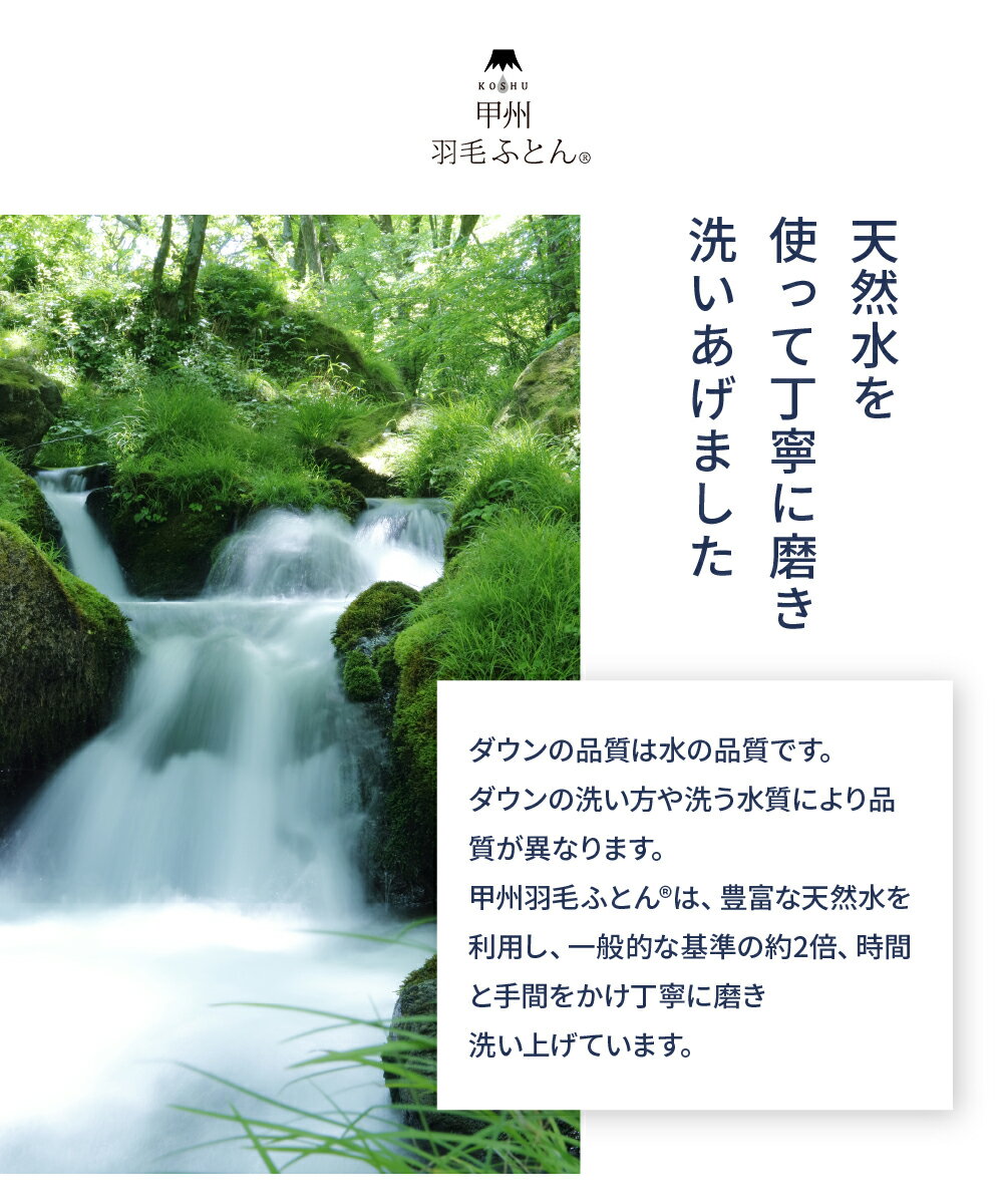 【送料無料】ホワイトグースダウン93%抗菌・抗ウイルス加工肌掛けふとん(Dサイズ190cmtimes;210cm)
