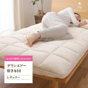 甲州羽毛ふとん 【送料無料】レギュラー ダウンエアー敷きふとん (Sサイズ 100cm×210cm×7cm)