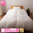 【送料無料】ハンガリーホワイトマザーグースダウン93%二層式本掛けふとん (Qサイズ 210cm×210cm) 羽毛布団 掛け布団 二層式キルト サイズ クイー...