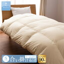 8020 SERIES ホワイトダック90% 合掛けふとん(Sサイズ 150cm×210cm) サイズ 掛け布団 洗える オールシーズン 羽毛ふとん シングル 合掛け布団 国産 日本製 合い掛け 羽毛 合い掛け布団 薄い 羽毛布団 キナリ 無地 ふとん 寝具 洗濯可 甲州羽毛布団(3)