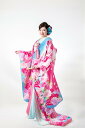 色打掛 レンタル 打掛 iro022 ピンク 赤 レッド 白 フルセット 和装 和婚 前撮り 花嫁衣装 花嫁衣装セット 婚礼衣装 婚礼 ウェディング ウエディン...