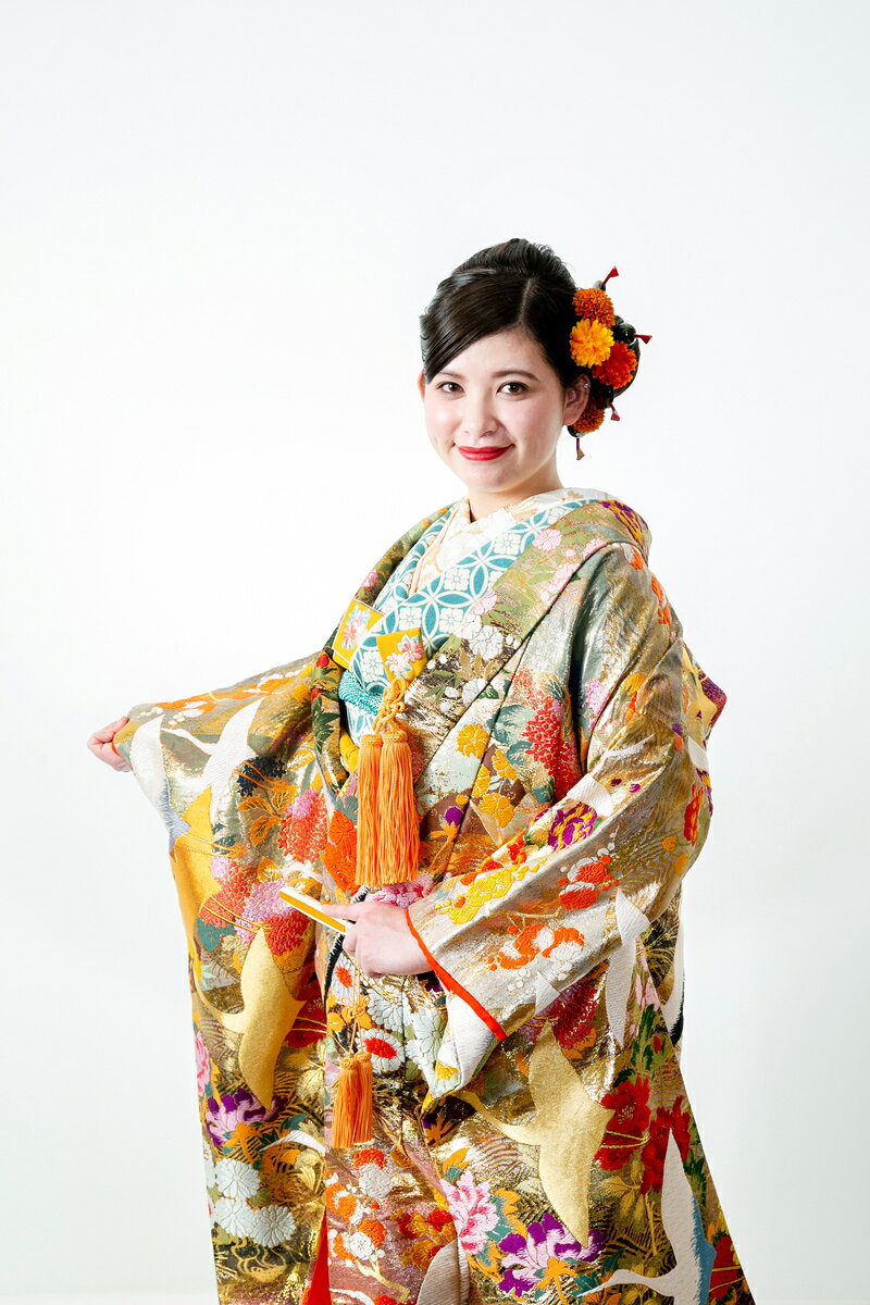 色打掛 レンタル 打掛 金 ゴールド フルセット 和装 和婚 前撮り 花嫁衣装 花嫁衣...