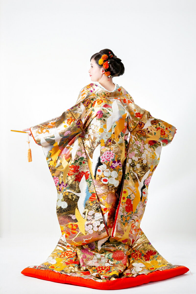 色打掛 レンタル 打掛 金 ゴールド フルセット 和装 和婚 前撮り 花嫁衣装 花嫁衣...