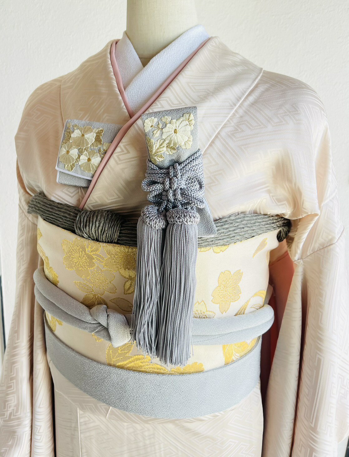 色掛下 レンタル 掛下 グレー 灰色 和装小物セット 和装小物 色打掛 打掛 フルセット 花嫁衣装セット ..