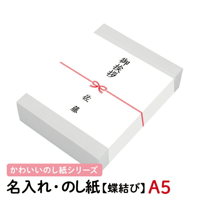 リアルタイムランキング1位！かわいいのし紙 蝶結び 花結び 熨斗紙 印刷 名前入り 名入れ 御祝 寿 御挨拶 内祝 20枚 …