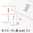 のし紙 熨斗 印刷 略式 赤棒 熨斗紙 印刷 名前入り 名入れ記念品 粗品 寸志 20枚 B4サイズ 送料無料