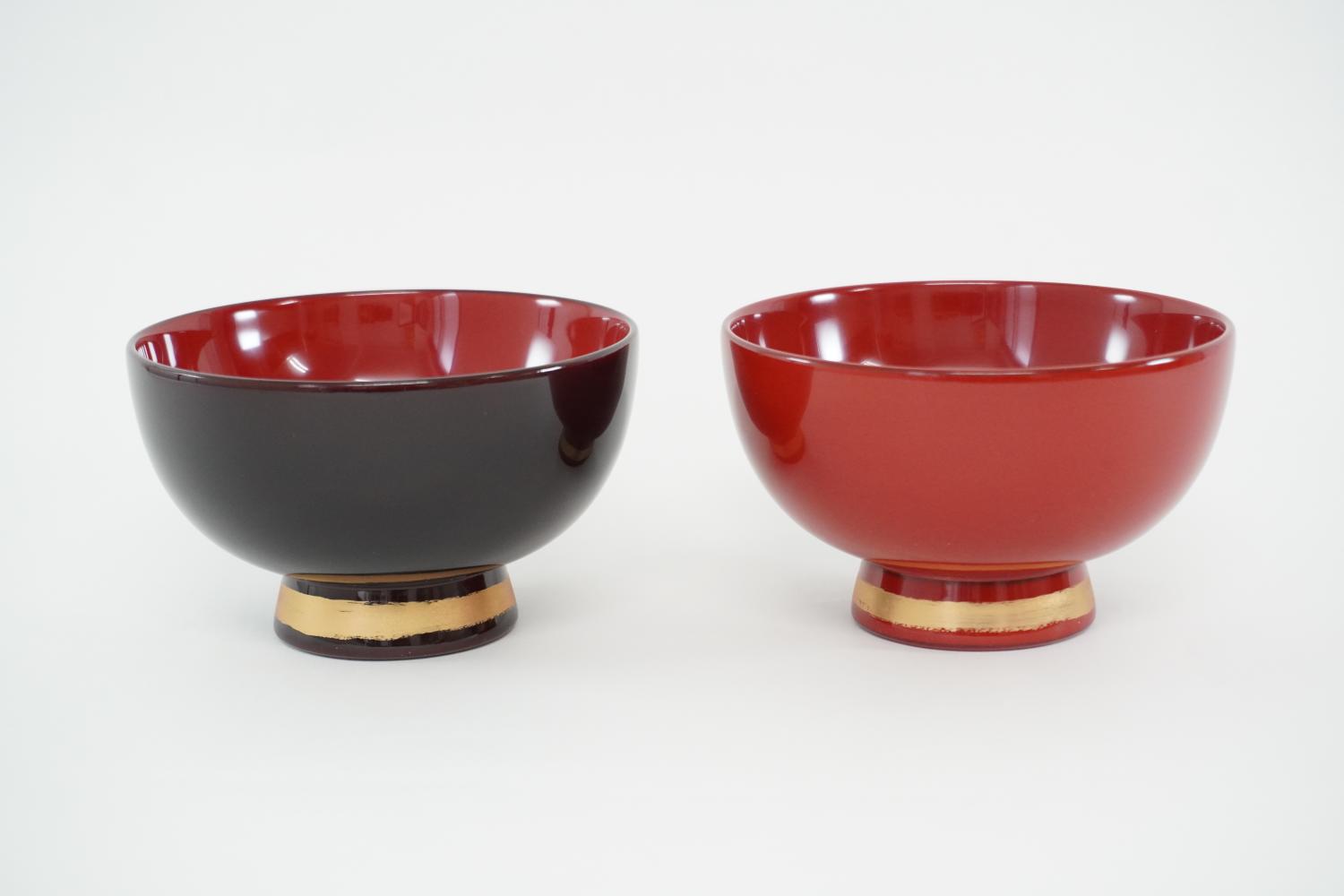 越前 夫婦汁椀 金刷毛目 越前漆器 日本製 木製 天然木 国産材 漆塗装 木箱入り 汁椀 夫婦椀 2客 ペア椀 定番 送料無料 ギフト 贈り物 プレゼント 敬老の日 誕生日 結婚祝 内祝