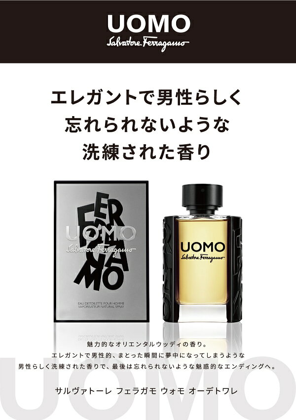 サルヴァトーレ フェラガモ Ferragamo フェラガモ ウォモ EDT SP 100ml 【香水】【...