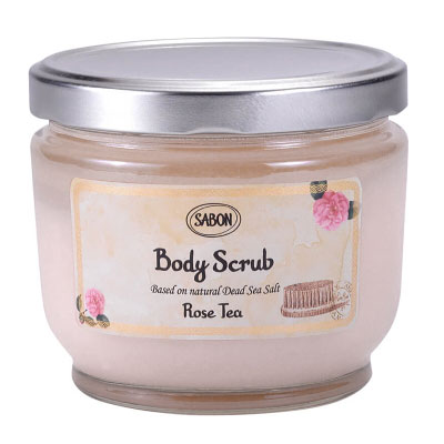 最大1110円OFFクーポン★サボン SABON ボディスクラブ ローズティー 600g 【当日出荷_休止中】