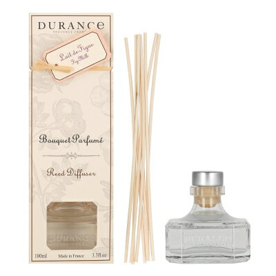 【最大150円OFFクーポン】デュランス DURANCE フレグランスブーケ（ルームディフューザー）フィグミルク 100ml スティック8本入り 並行輸入品 【あす楽】