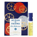 アクア デ パルマ 【予告5/1(水)ポイント10倍※要エントリー】アクア デ パルマ ACQUA DI PARMA ブルー メディテラネオ アランチャ ラ スプンニャトゥーラ スプレー EDT SP 1.5ml サンプル ミニチュア 【ミニ香水】【あす楽休止中】【割引クーポンあり】